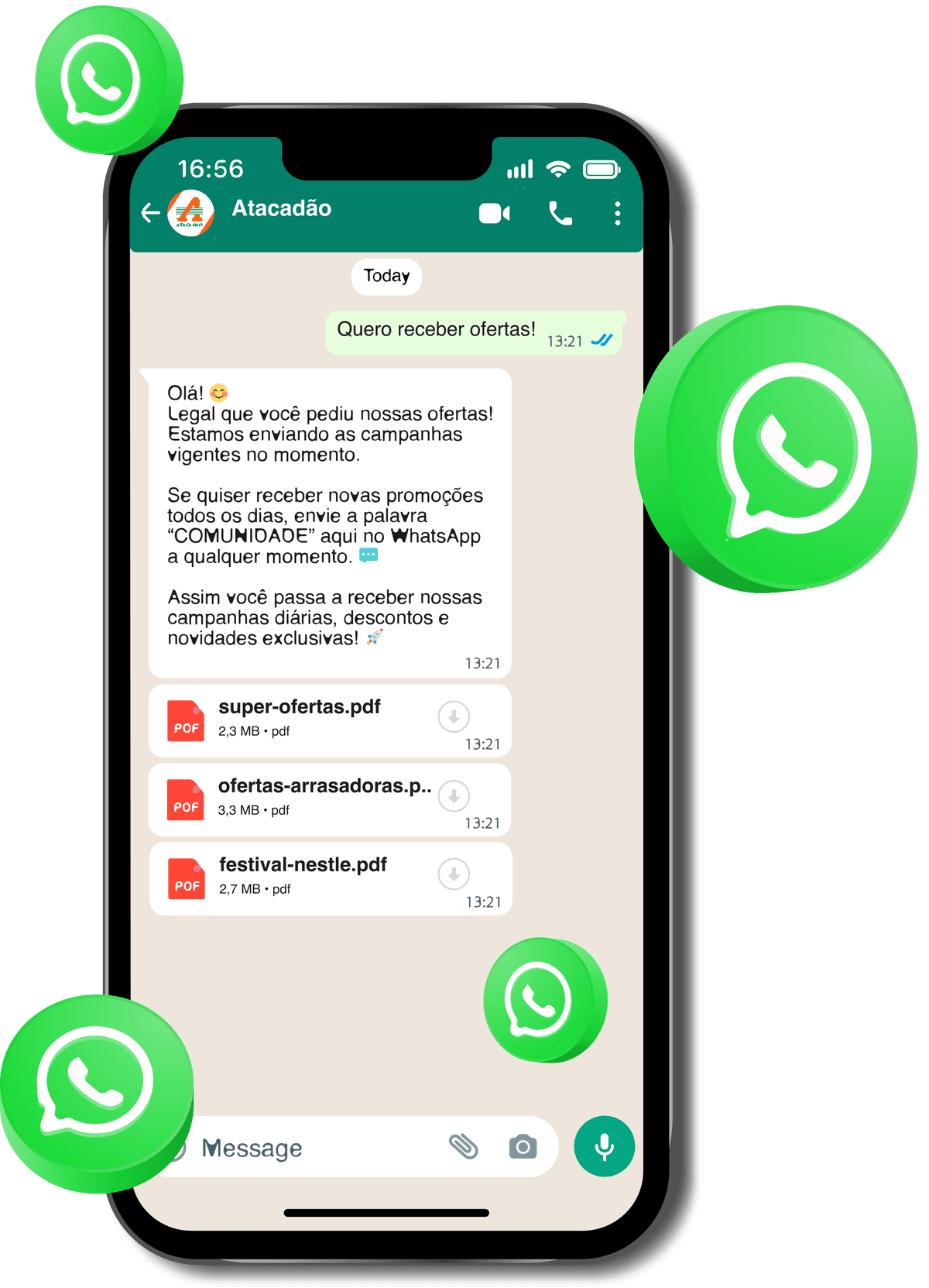 WhatsApp Atacadão